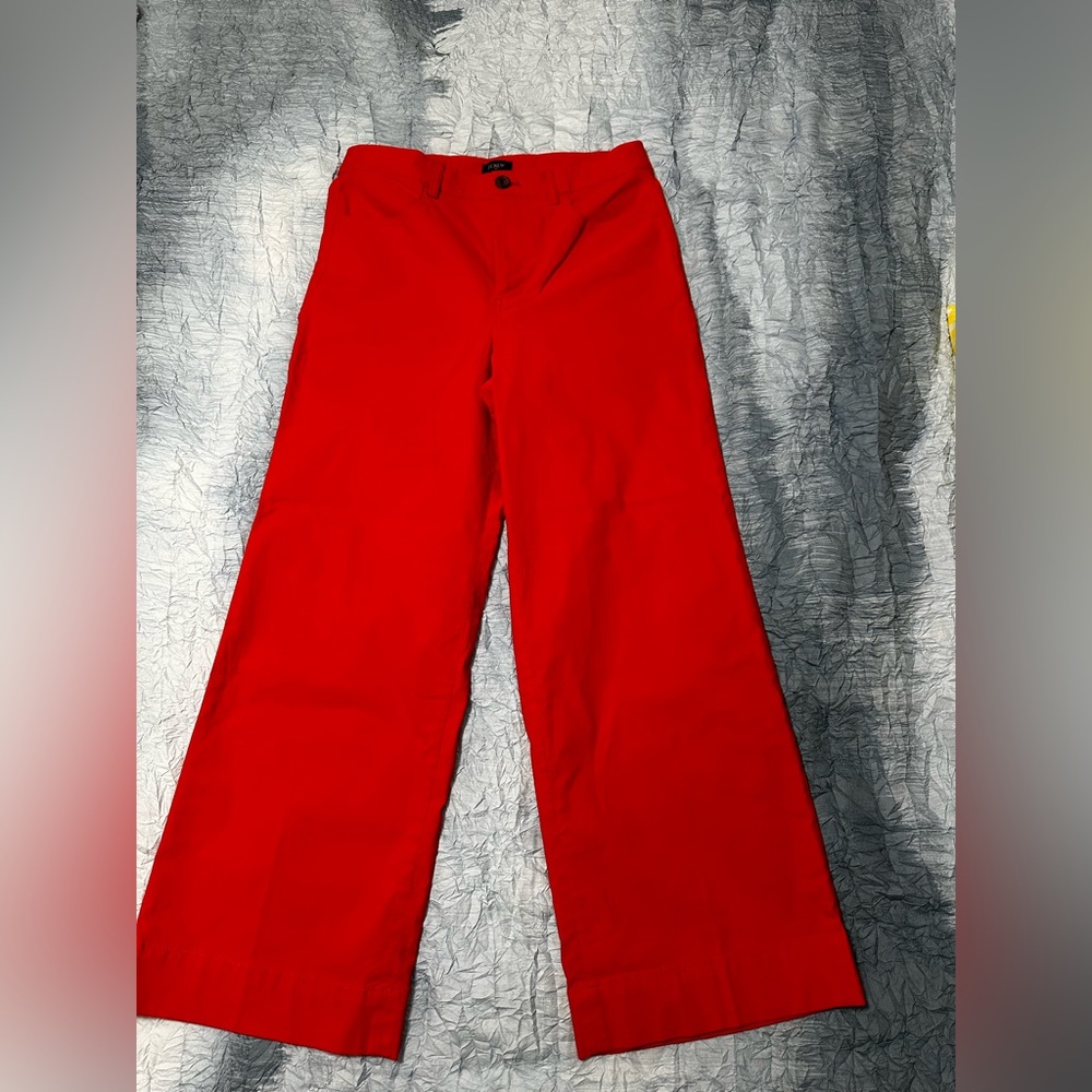 40. J. Crew Red women 's Cropped Pants